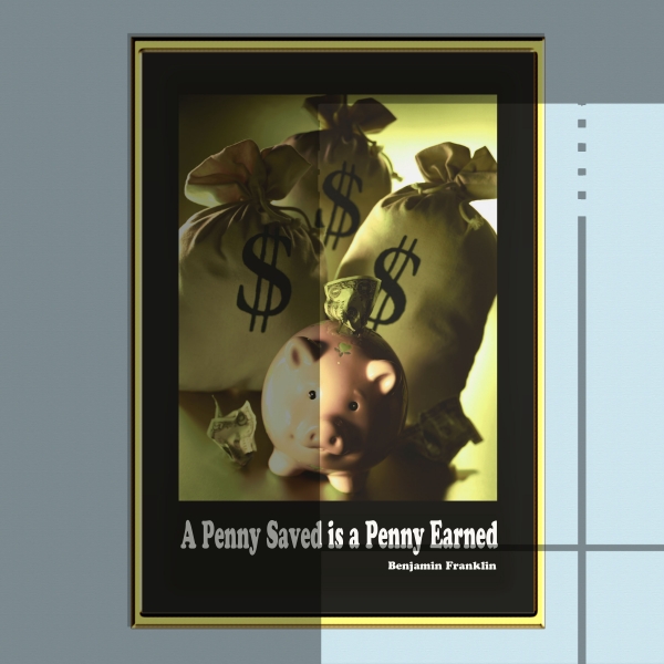 Creation of A Penny Saved...: Step 12